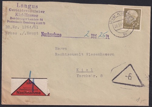 Germania 1956 huess 50pf - 1956,