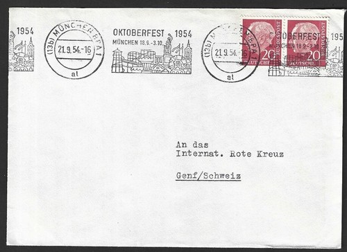 Germania 1954 20pf - 1954-61, pres