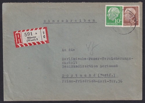 Germania 1954 heuss 10pf - 1954,