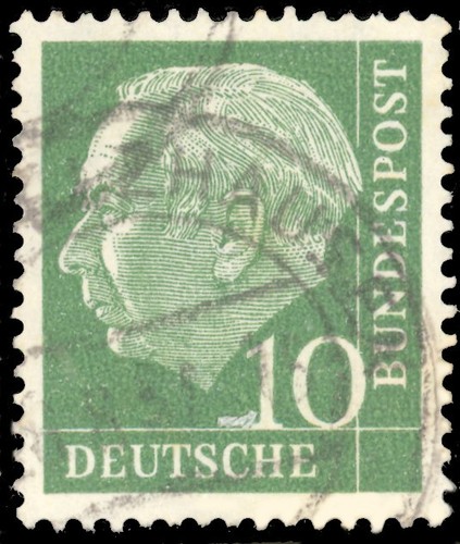 Scott 708 dalla germania - germania,