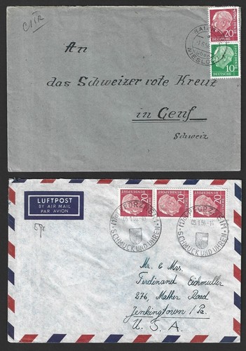 Germania 1954 pres numeri - 1954-61,