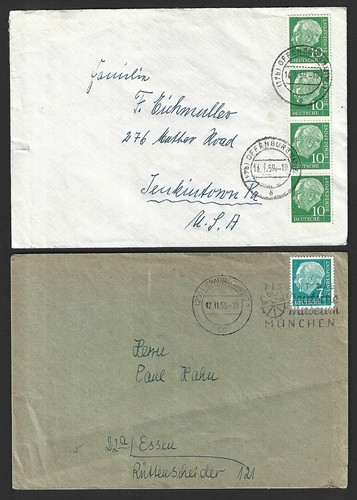 Germania 1954 pres numeri - 1954-61,