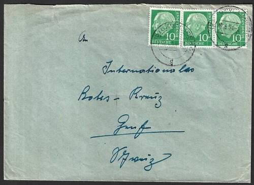 Germania 1954 10pf - germania, 1954-61